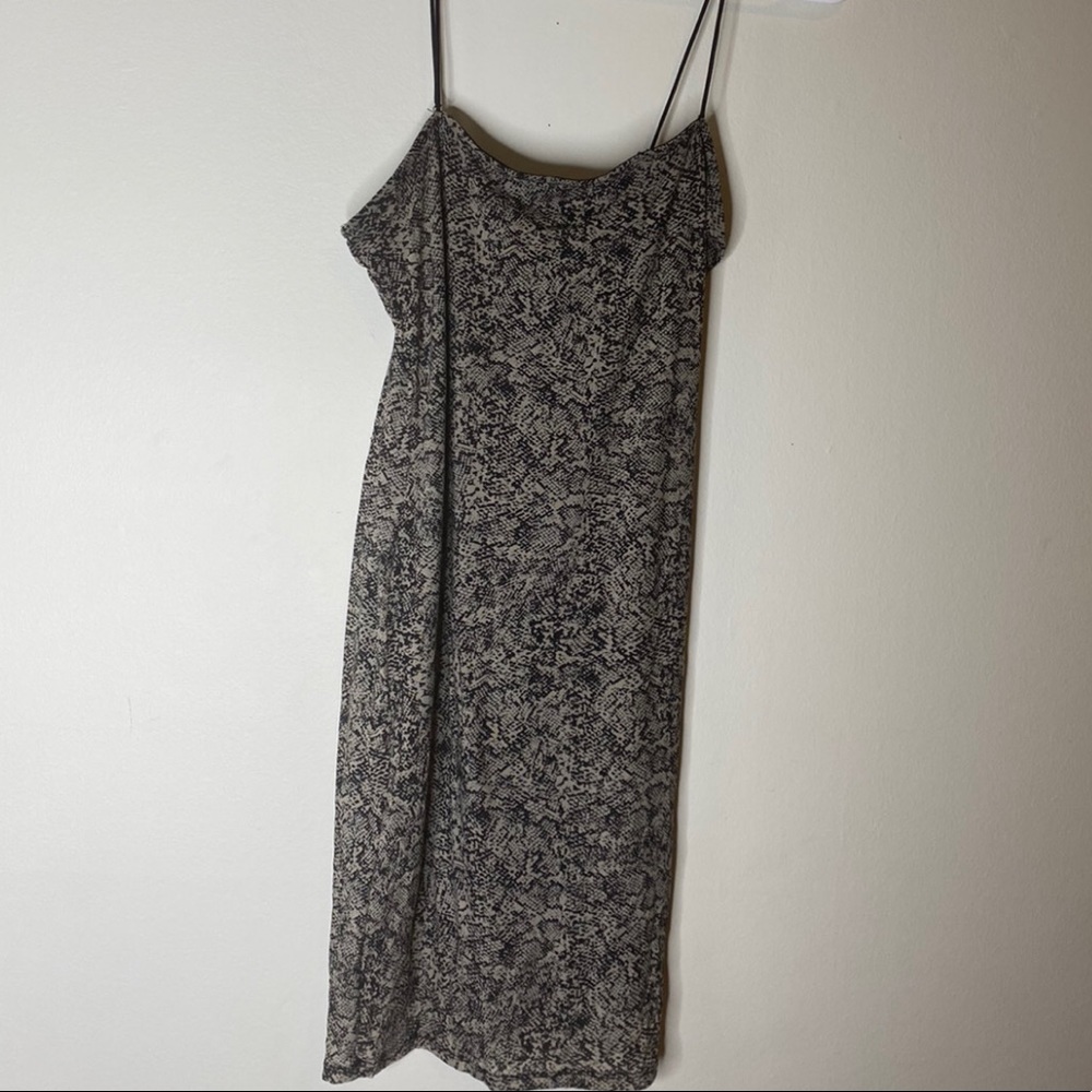 F21 Mini Snakeskin dress